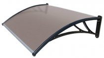 Козырек Faracs бронзовый с черн. кроншт.1200х930х280мм – фото товара