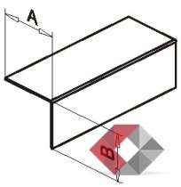 Профиль горизонтальный 1,2 50*40*3000 огрунтованный – фото товара