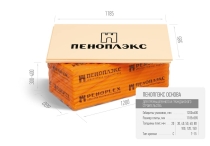 Плита "ПЕНОПЛЭКС ОСНОВА" (585*1185*40) Т-15 (уп 0,2776 м3, 10 шт.) – фото товара